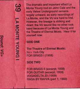 La Monte Young - I アルバムカバー