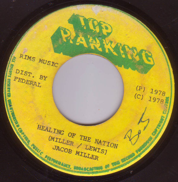 Jacob Miller – Healing Of The Nation (1978, Vinyl) - Discogs
