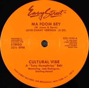 Cultural Vibe - Ma Foom Bey album cover