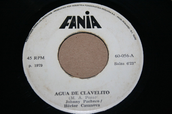 baixar álbum Johnny Pacheco Y Héctor Casanova - Agua De Clavelito
