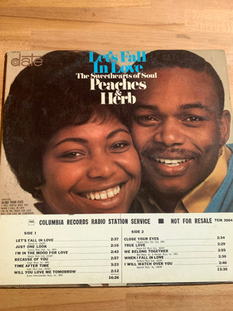 4BT Peaches & Herb Let's Fall In Love + For Your Love JAPAN MINI