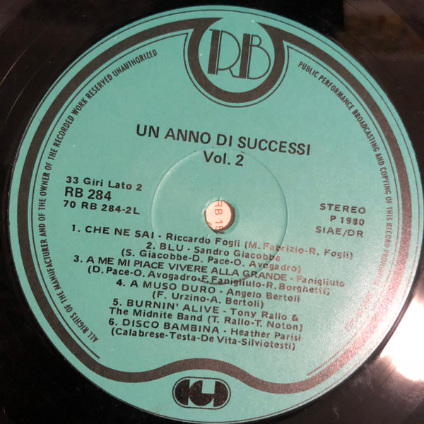 lataa albumi Various - Un Anno Di Successi Vol2
