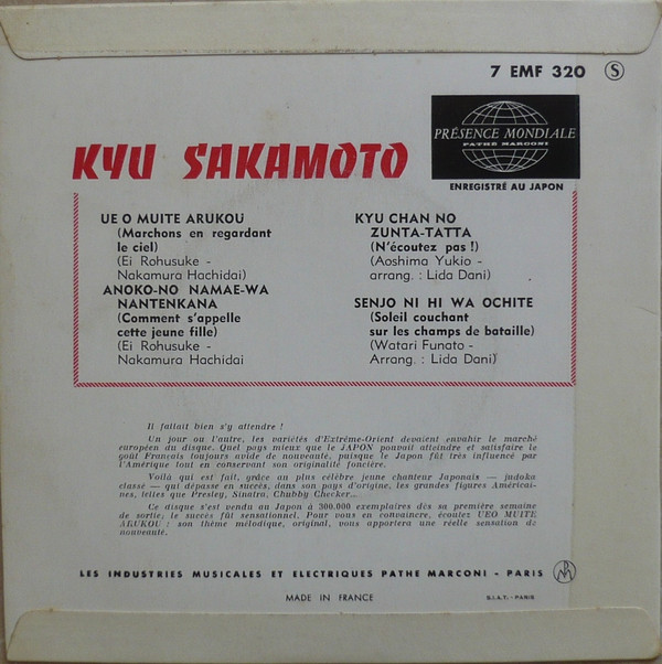 Album herunterladen Kyu Sakamoto - Ueo Muite Arukou