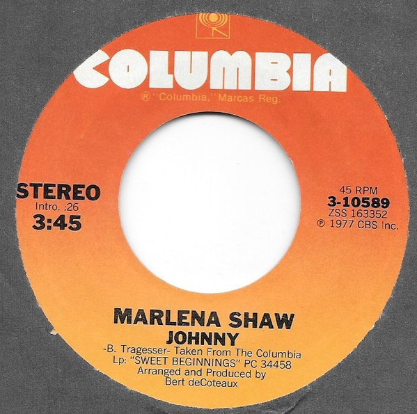 télécharger l'album Marlena Shaw - Pictures And Memories Johnny