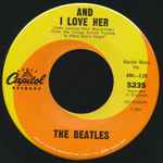 Cover of And I Love Her / If I Fell, 1964, Vinyl