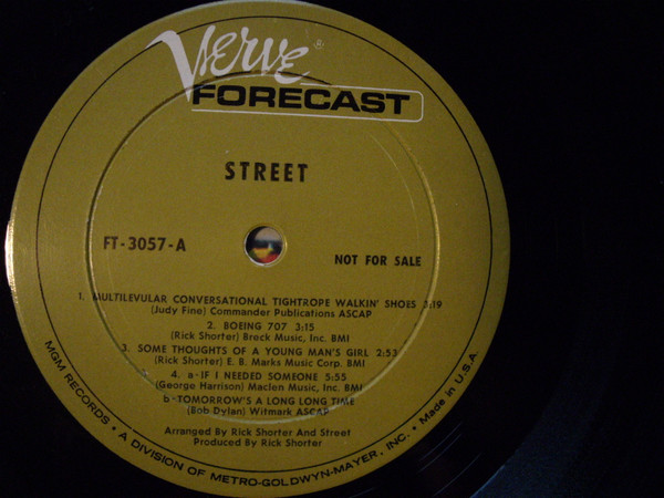 Street – Street (1968, Vinyl) - Discogs