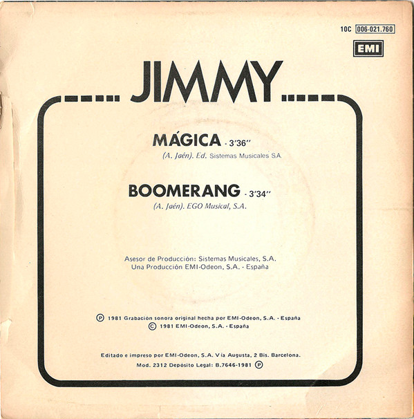 descargar álbum Jimmy - Magica