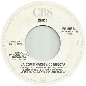 Seiko – La Combinación Perfecta = The Right Combination / Adiós Nene Mío =  Goodbye My Baby (1990, Vinyl) - Discogs