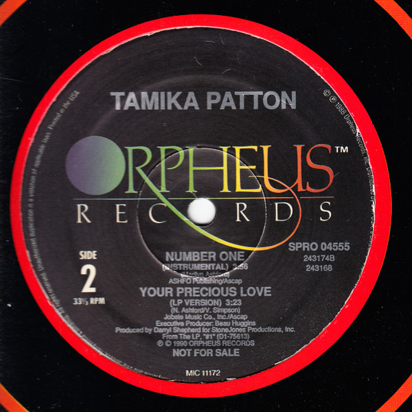 lataa albumi Tamika Patton - Number One No More Lonely Nights Your Precious Love