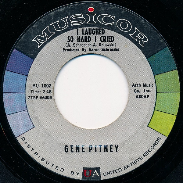 lataa albumi Gene Pitney - I Wanna Love My Life Away I Laughed So Hard I Cried