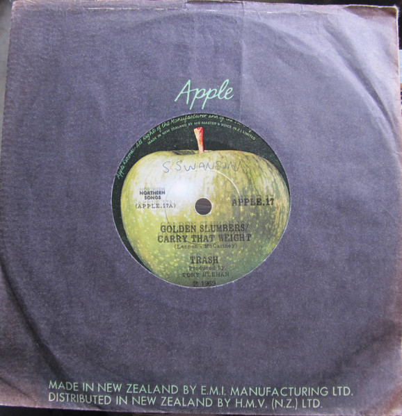 Trash – Golden Slumbers / Carry That Weight (1969, Vinyl) - Discogs