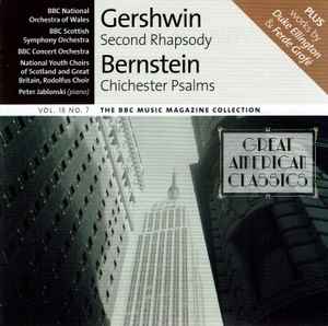 George Gershwin - Second Rhapsody / Chichester Psalms (Great American Classics) album cover