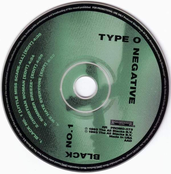 Type O Negative – Black No. 1 (1993, CD) - Discogs