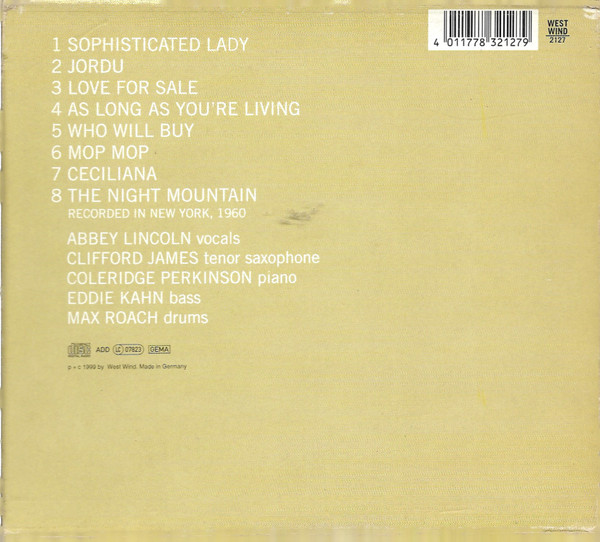 télécharger l'album Max Roach & Abbey Lincoln - Love For Sale