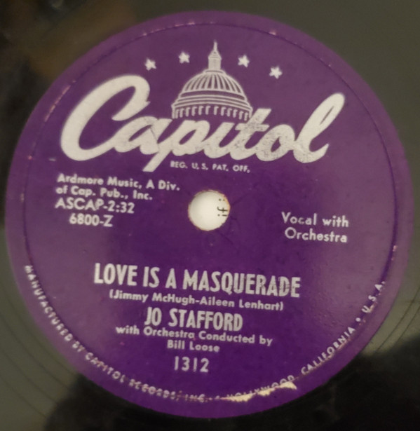 lataa albumi Jo Stafford - It Was So Beautiful And You Were Mine Love Is A Masquerade