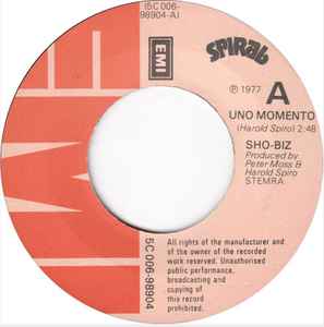 Sho-Biz - Uno Momento album cover