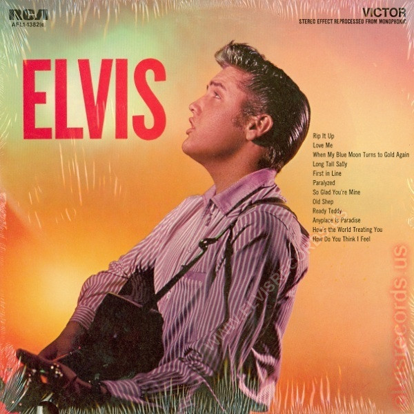 Elvis Presley – Elvis (1977, Indianapolis Pressing, Vinyl) - Discogs