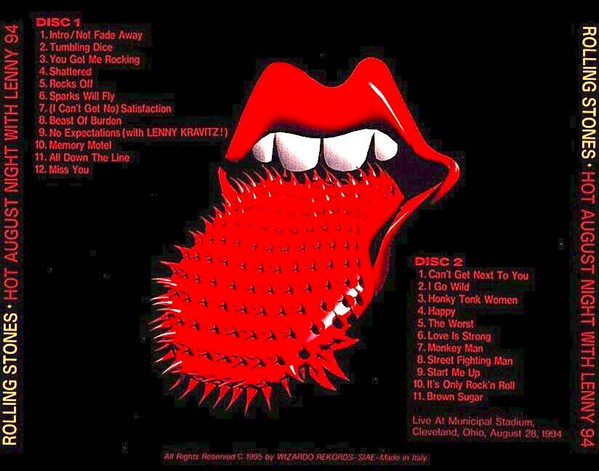 télécharger l'album Rolling Stones - Hot August Night With Lenny 94