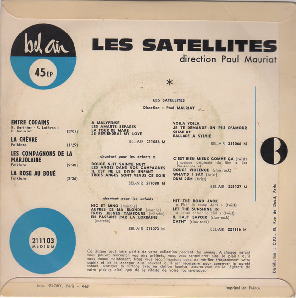 ladda ner album Les Satellites - Chantent Pour Les Enfants