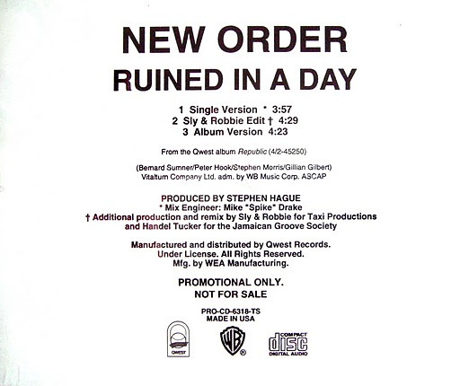 New Order – Ruined In A Day (1993