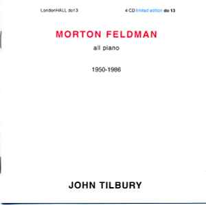 John Tilbury – Triadic Memories - Notti Stellate A Vagli (2008, CD 