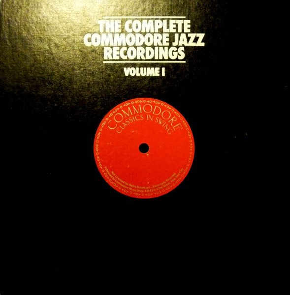 The Complete Commodore Jazz Recordings Volume I (1988, Vinyl 