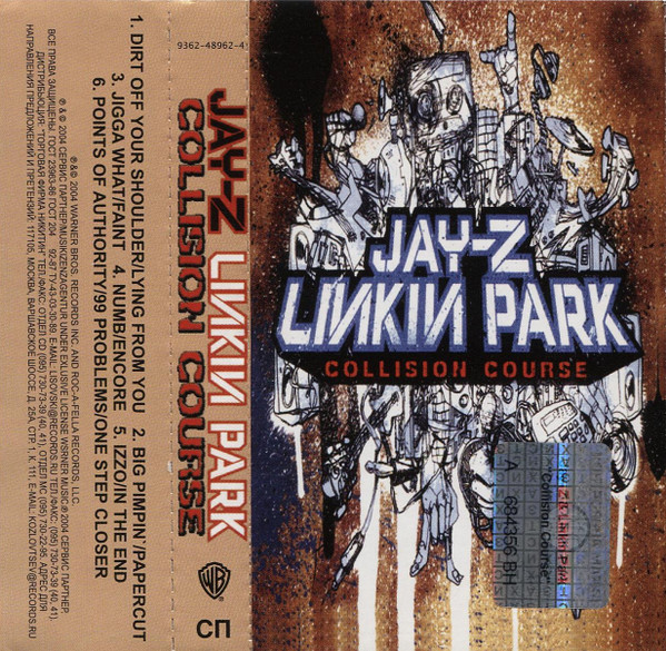 Jay-Z / Linkin Park – Collision Course (2004, Cassette) - Discogs
