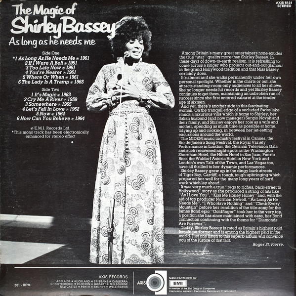 descargar álbum Shirley Bassey - The Magic Of Shirley Bassey