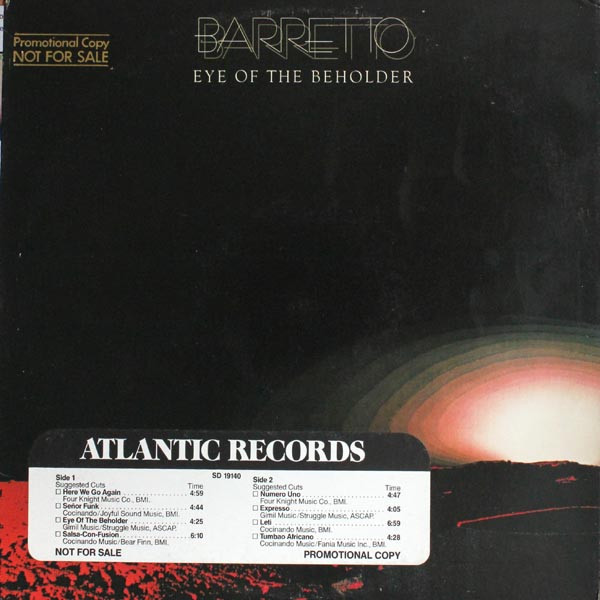 Ray Barretto – Eye Of The Beholder (1977, Vinyl) - Discogs