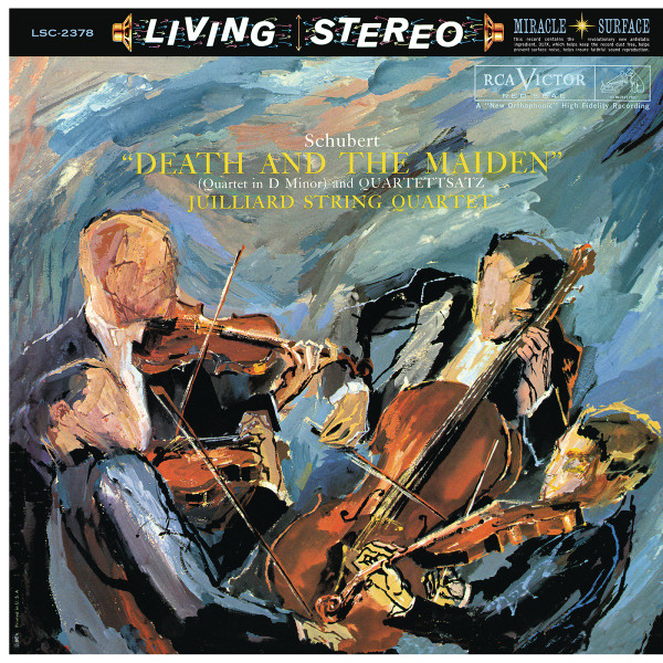 last ned album Schubert, Juilliard String Quartet - String Quartet No 14 Death And The Maiden No 12 Quartettsatz