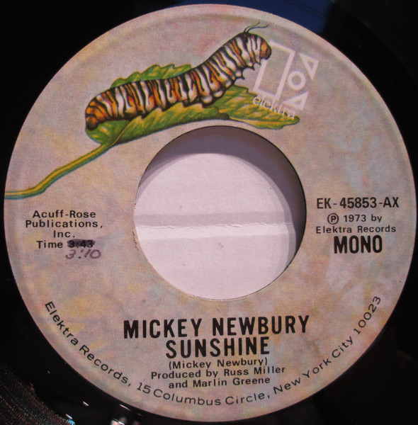 Mickey Newbury – Sunshine (1973, Vinyl) - Discogs