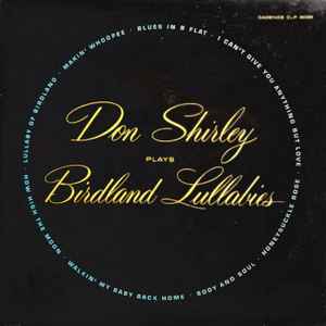 Don Shirley - Don Shirley Plays Birdland Lullabies album cover