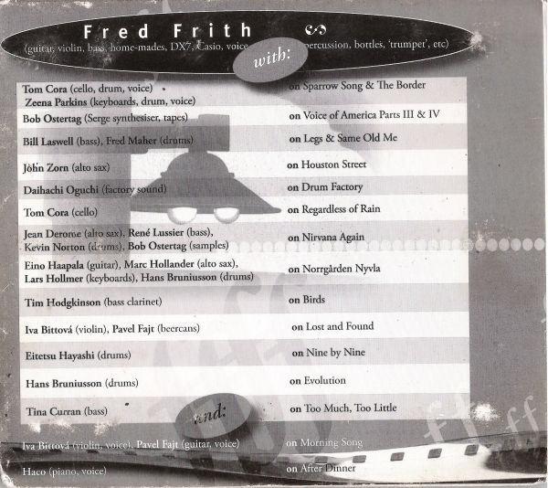 last ned album Fred Frith - Step Across The Border