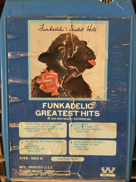 Funkadelic – Funkadelic's Greatest Hits (1975, 8-Track Cartridge