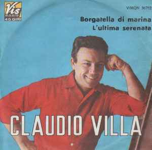 Claudio Villa - Borgatella Di Marina / L'Ultima Serenata album cover