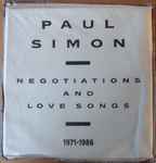 Cover of Negotiations And Love Songs (1971-1986), 1988, Vinyl