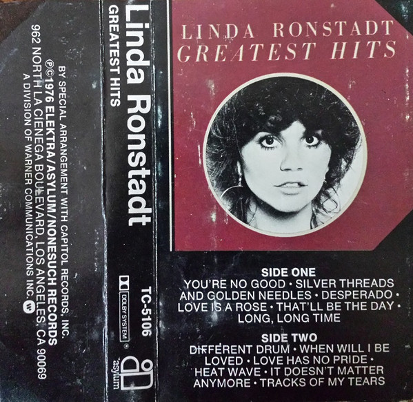 Linda Ronstadt – Greatest Hits (1976, Cassette) - Discogs