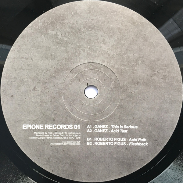 Ganez  &  Roberto Figus - Epione 01 | Epione Records (EPIONE RECORDS 01) - 2