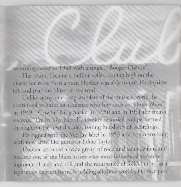 Album herunterladen John Lee Hooker - Members Edition