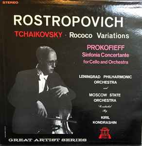 Mstislav Rostropovich - Rococo Variations / Sinfonia Concertante For Cello And Orchestra album cover