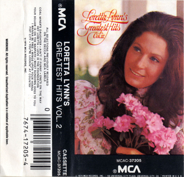 Loretta Lynn - Loretta Lynn's Greatest Hits Vol. II | MCA Records (MCAC-37205) - 5