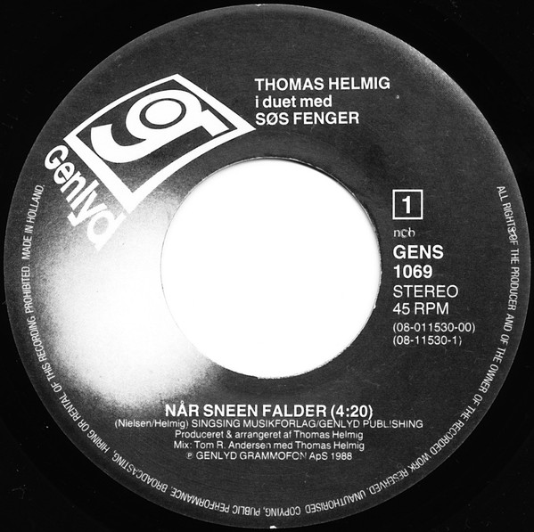 lataa albumi Thomas Helmig & Søs Fenger - Når Sneen Falder