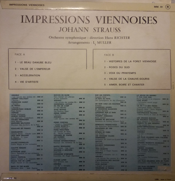 télécharger l'album Johann Strauss Jr - Impressions Viennoises