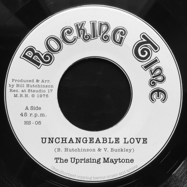The Uprising Maytone – Unchangeable Love (1975, Vinyl) - Discogs