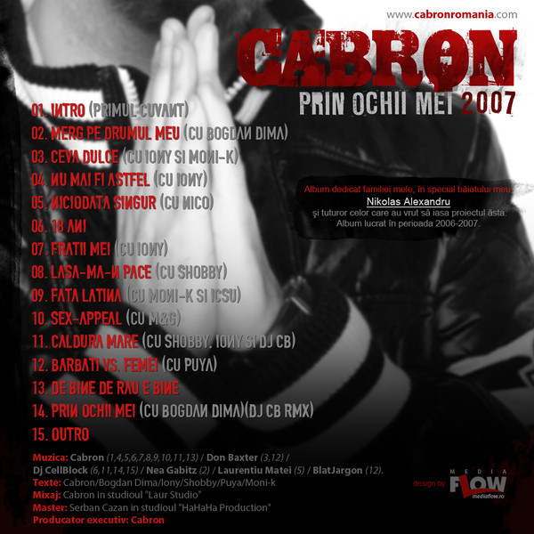 Album herunterladen Cabron - Prin Ochii Mei