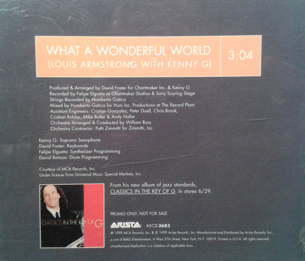 lataa albumi Kenny G - What A Wonderful World