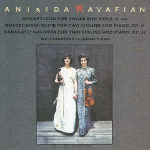 Annie Kavafian - Mozart: Duo / Moszkowski: Suite / Sarasate: Navarra album cover