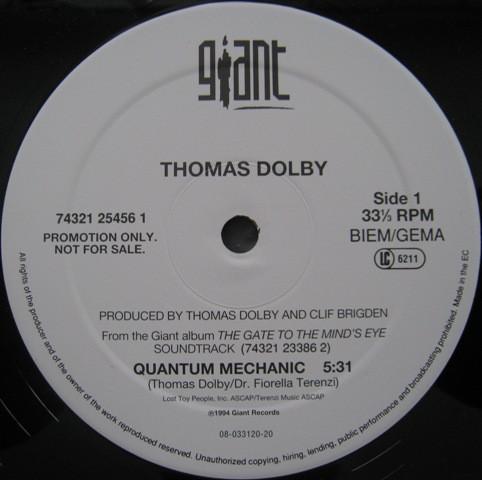 lataa albumi Thomas Dolby - Quantum Mechanic