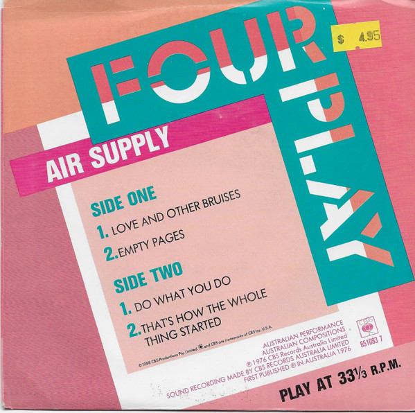 lataa albumi Air Supply - Four Play Volume Thirteen