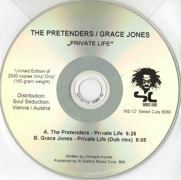 descargar álbum The Pretenders Grace Jones - Private Life
